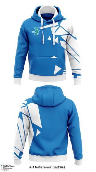 Hoodie, Youth Sports Henderson Family YMCA, Spirit Store, Teamtime, Team time, sublimation, custom sports apparel, team uniforms, spirit wear, spiritwear, sports uniforms, custom shirts, team store, custom team store, fundraiser sports, apparel fundraiser