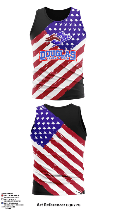 Douglas High School Track 70355725 Track Singlet - 4