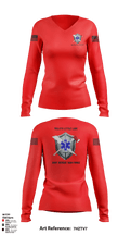 Willits Little Lake Joint Rescue Task Force 48326276 Women's Long Sleeve V-neck Shirt - 2 (1)
