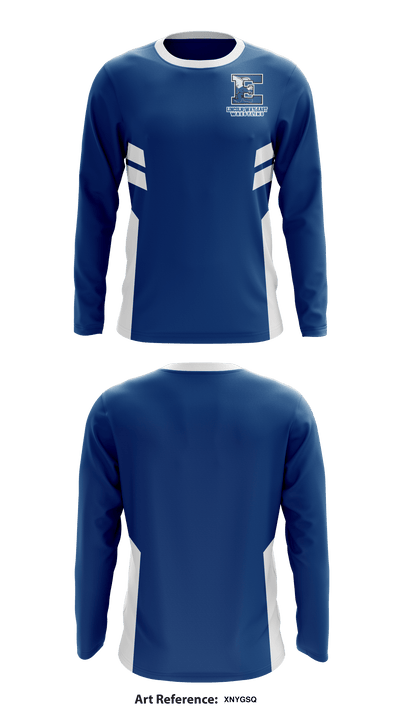 Lincoln-Way East High School Wrestling 5999418 Long Sleeve Performance Shirt - 1