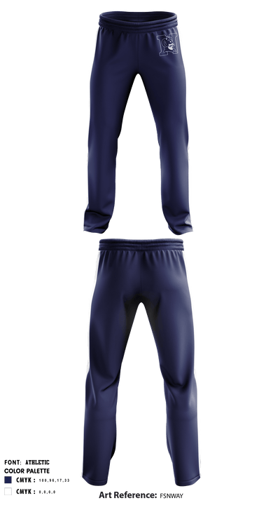 Norcross High School Wrestling 64880600 Sweatpants - 1