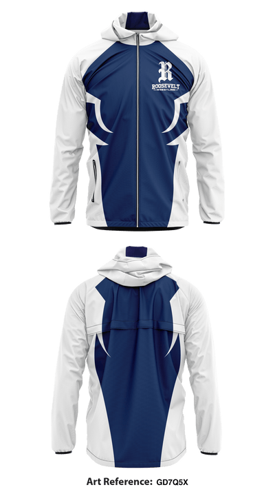 Roosevelt High School Wrestling 6953457 Windbreaker - 1