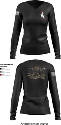 DESPERADOS 74936038 Women's Long Sleeve V-neck Shirt - 4