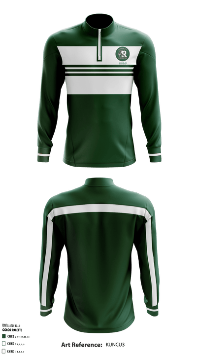Ramapo High School Golf 37297511 Quarter Zip Jacket - 1