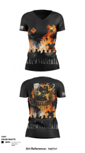 205th MOD 76788798 Women's Short Sleeve V-neck Shirt - 1
