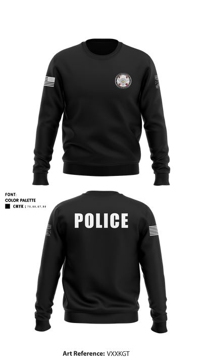 Bay Minette Police Department 41328135 Crew Neck Sweatshirt - 6