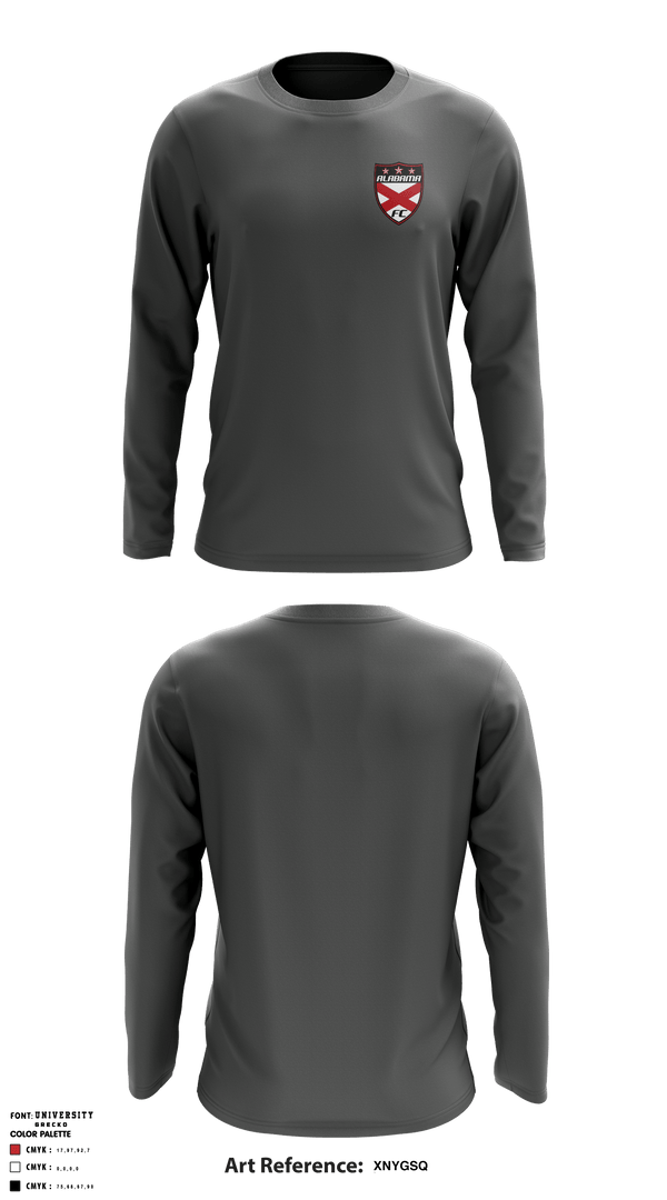 Long Sleeve Performance Shirt, Alabama FC, School Spirit Store, Teamtime, Team time, sublimation, custom sports apparel, team uniforms, spirit wear, spiritwear, sports uniforms, custom shirts, team store, custom team store, fundraiser sports, apparel fundraiser