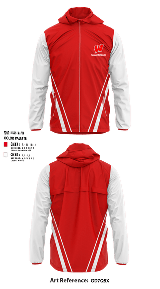 Windbreaker, Wayne High School softball, Softball, Teamtime, Team time, sublimation, custom sports apparel, team uniforms, spirit wear, spiritwear, sports uniforms, custom shirts, team store, custom team store, fundraiser sports, apparel fundraiser