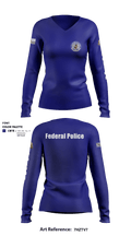 BIA POLICE 54226470 Women's Long Sleeve V-neck Shirt - 1