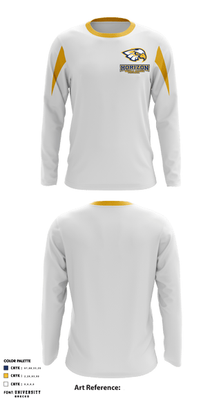 Long Sleeve Performance Shirt, Horizon Middle School Football, Football, Teamtime, Team time, sublimation, custom sports apparel, team uniforms, spirit wear, spiritwear, sports uniforms, custom shirts, team store, custom team store, fundraiser sports, apparel fundraiser