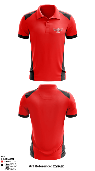 Renton Redhawks 34124165 Short Sleeve Performance Polo - 4