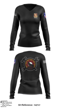 B Co., 25th BSB, 1st BDE, 11th ADV 49846330 Women's Long Sleeve V-neck Shirt - 8