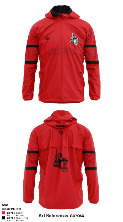 Fairview High School Girls Soccer 47022704 Windbreaker - 1
