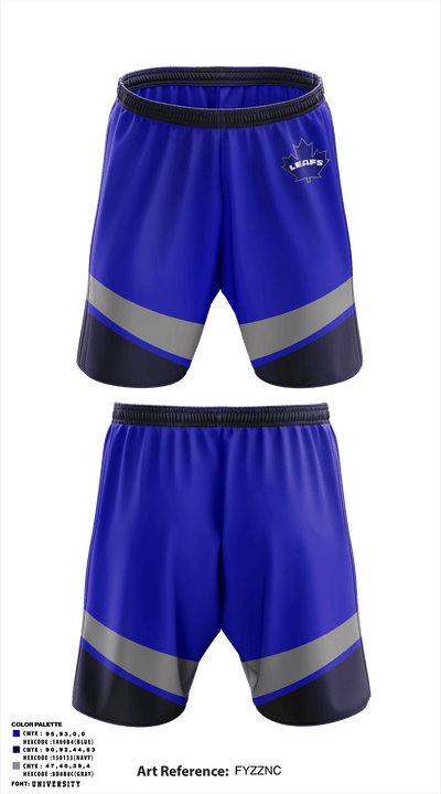 West Dundee leafs 53703411 Athletic Shorts With Pockets - 1