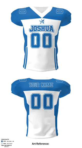 Football Jersey, Joshua Volleyball, Women's Volleyball, Teamtime, Team time, sublimation, custom sports apparel, team uniforms, spirit wear, spiritwear, sports uniforms, custom shirts, team store, custom team store, fundraiser sports, apparel fundraiser
