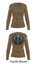 D Co, 2-10 AHB Quality Control 39202229 Women's Long Sleeve V-neck Shirt - 38