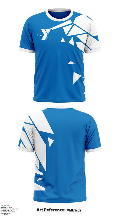 Youth Sports Henderson Family YMCA 9598694 Short Sleeve Performance Shirt - 2