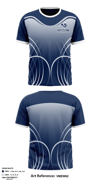 West St John High School Dance 5849449 Short Sleeve Performance Shirt - 1