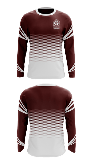 Long Sleeve Performance Shirt, Durham Middle School Cheer, School Spirit Store, Teamtime, Team time, sublimation, custom sports apparel, team uniforms, spirit wear, spiritwear, sports uniforms, custom shirts, team store, custom team store, fundraiser sports, apparel fundraiser