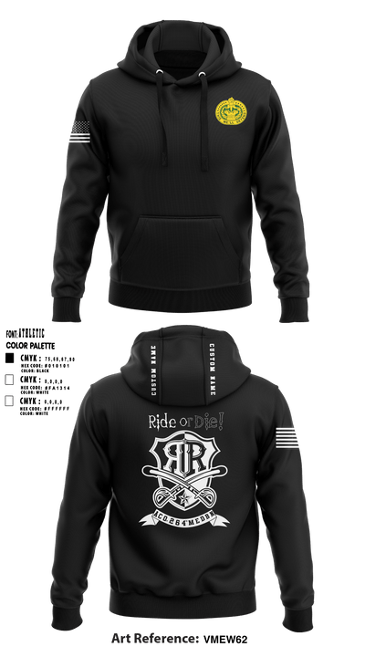 A Co 264th MED BN 95225036 Hoodie - 1