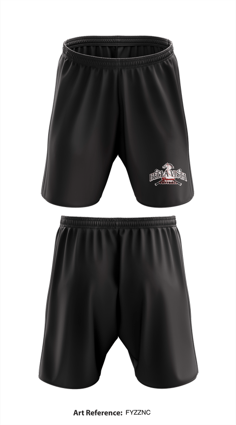 Bella Vista High School softball 97622292 Athletic Shorts With Pockets - 1