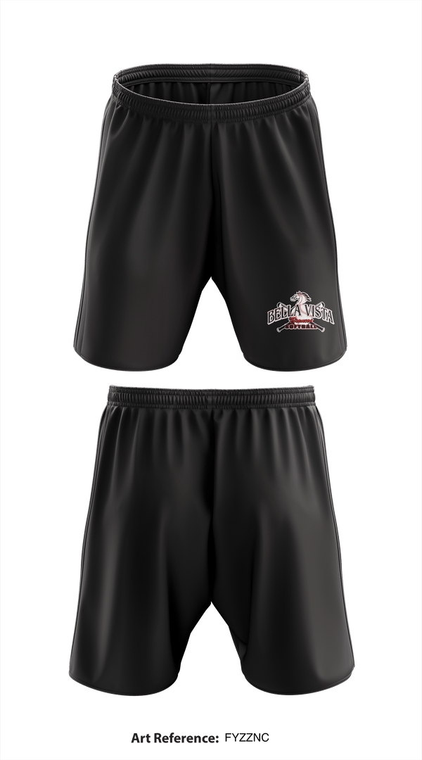 Bella Vista High School softball 97622292 Athletic Shorts With Pockets - 1