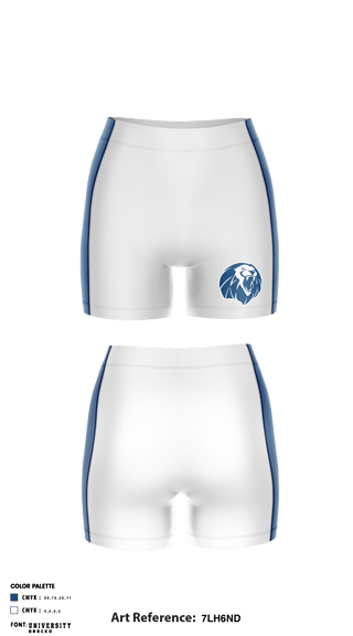 Compression Shorts, Taylor High School Women's Volleyball, Women's Volleyball, Teamtime, Team time, sublimation, custom sports apparel, team uniforms, spirit wear, spiritwear, sports uniforms, custom shirts, team store, custom team store, fundraiser sports, apparel fundraiser