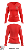 1/182 Field Artillery 5483002 Women's Long Sleeve V-neck Shirt - 2