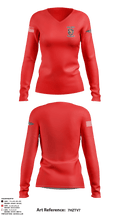 5th SFG Riggers 10164635 71640563 Women's Long Sleeve V-neck Shirt - 5
