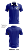 Inter County Wrestling League 80526106 Short Sleeve Performance Polo - 1