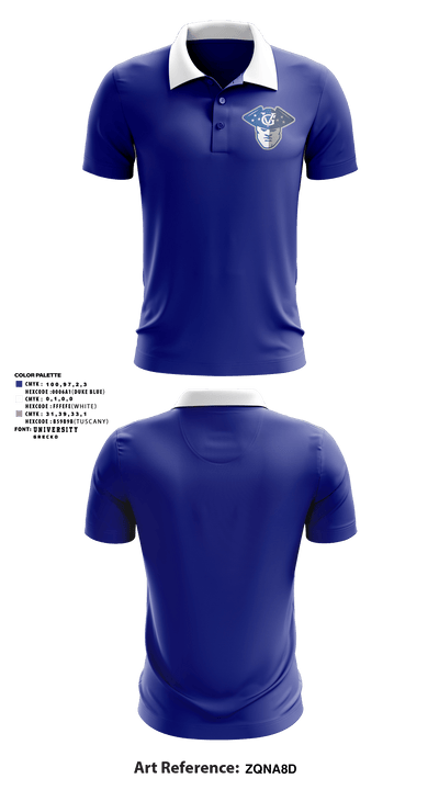 Inter County Wrestling League 80526106 Short Sleeve Performance Polo - 1