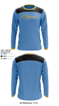 Frontier High School Basketball 25907236 Long Sleeve Performance Shirt - 1