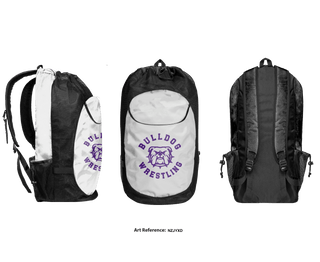Gear Bag, Bulldog Wrestling Club, Wrestling, Teamtime, Team time, sublimation, custom sports apparel, team uniforms, spirit wear, spiritwear, sports uniforms, custom shirts, team store, custom team store, fundraiser sports, apparel fundraiser