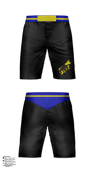 Fight Shorts, Kodiak Wrestling Club, Wrestling, Teamtime, Team time, sublimation, custom sports apparel, team uniforms, spirit wear, spiritwear, sports uniforms, custom shirts, team store, custom team store, fundraiser sports, apparel fundraiser