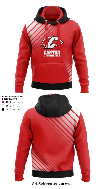 Canton Gymnastics 80446847 Hoodie - 1