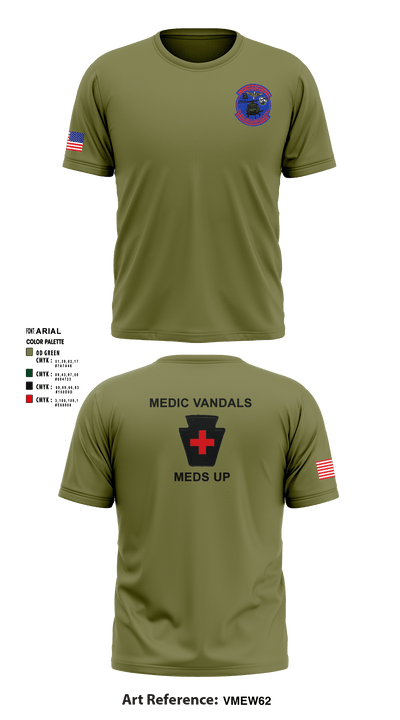 1-150TH AHB MED 80933966 Short Sleeve Performance Shirt - 4