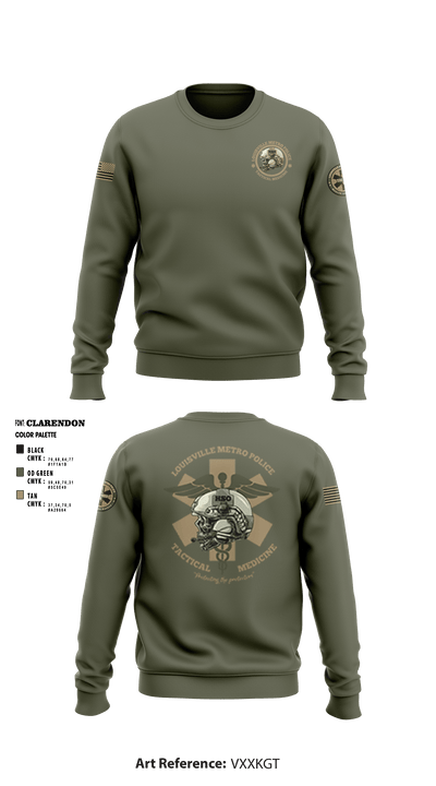 LMPD HSO TACMED 54774213 Crew Neck Sweatshirt - 8