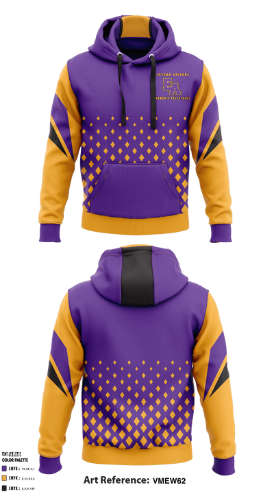 Eastern Arizona College Women's Volleyball 20174234 Hoodie - 1