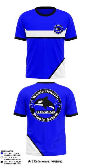 Short Sleeve Performance Shirt, Whale Branch Middle School, , Teamtime, Team time, sublimation, custom sports apparel, team uniforms, spirit wear, spiritwear, sports uniforms, custom shirts, team store, custom team store, fundraiser sports, apparel fundraiser