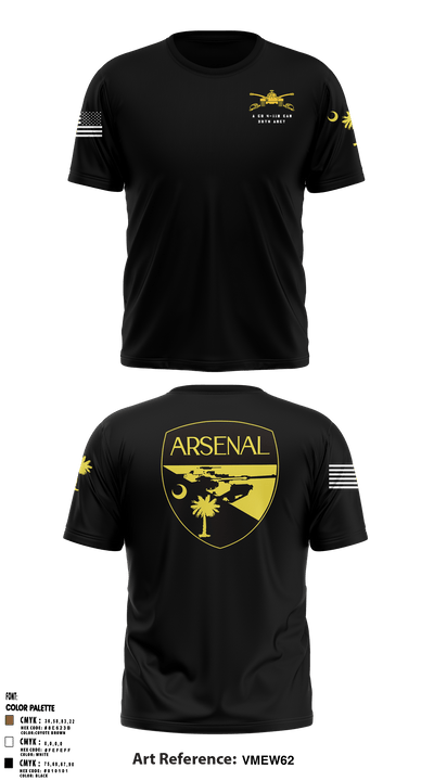 Arsenal company 26965831 Short Sleeve Performance Shirt - 3