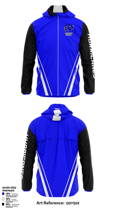 Hurricanes Baseball 17478298 Windbreaker - 2