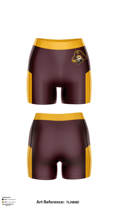 McCreary Central High School Wrestling 74038554 Men's Compression Shorts - 1
