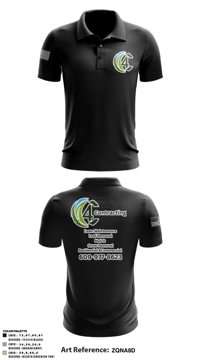 C4 36536830 Short Sleeve Performance Polo - 2