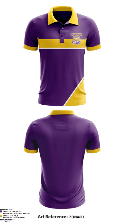 Hattiesburg High School Powerlifting 97684171 Short Sleeve Performance Polo - 1