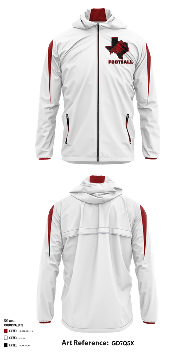 Stanton Jr. Buffaloes Youth Football & Cheer 12874813 Windbreaker - 1