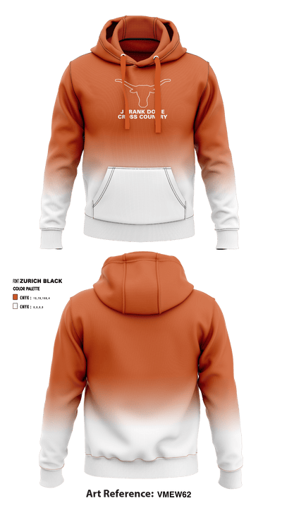 J Frank Dobie High School Cross Country 16838238 Hoodie - 1