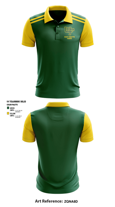 West Forsyth High School Tennis 79280140 Short Sleeve Performance Polo - 1