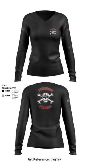 Women's Long Sleeve Vneck Shirt, , Army, Teamtime, Team time, sublimation, custom sports apparel, team uniforms, spirit wear, spiritwear, sports uniforms, custom shirts, team store, custom team store, fundraiser sports, apparel fundraiser