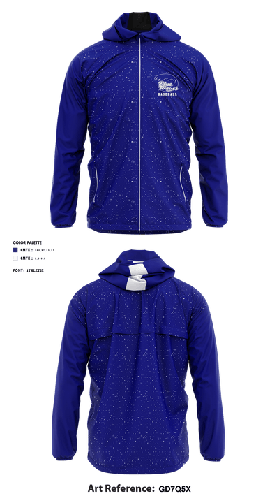 Port Gibson High School Baseball 51271609 Windbreaker - 1