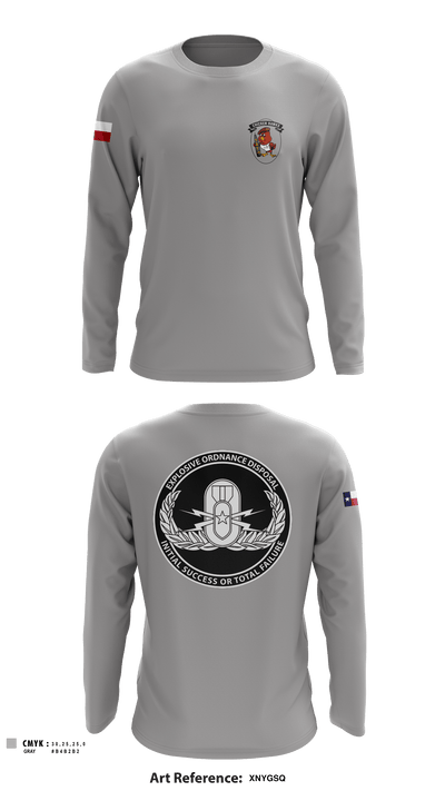 767 EOD 32922414 Long Sleeve Performance Shirt - 1